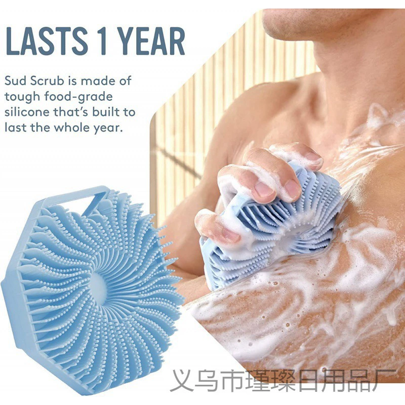 Silicone handheld ecological massager, new collection