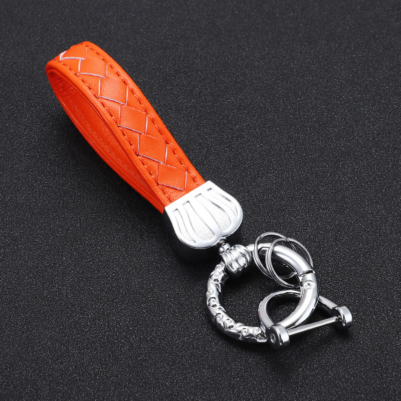 Nuevo llavero de coche de moda llavero de piel de gamula pareja de hombres y mujeres colgante creativo de personalidad de alta gama
