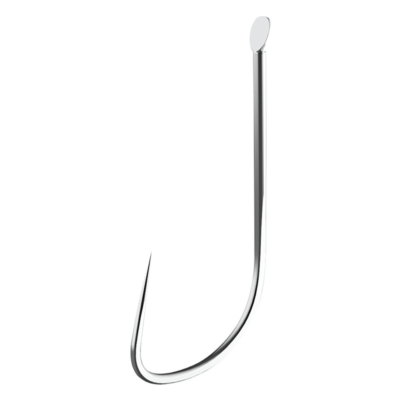 Huan Sheng Luofei Special Sleeve Hook Long Handle Japanese Imported White Sleeve Barbed-Free Flying Crucian Carp Hook Titanium Alloy Luofei Sleeve