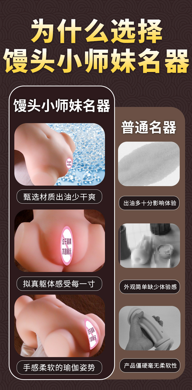 Half-Body TPE Masturbator with Chest, Manual Airplane Cup Style Adult Toy — detail image 17