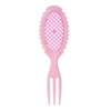 Three-pointed oval hollow comb double powder (OPP bag)