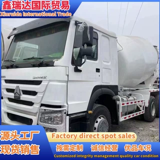 出口二手陕汽德龙12立方混凝土搅拌车 豪沃混凝土搅拌运输车
