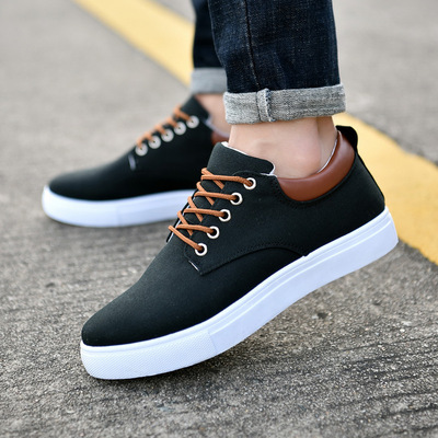 Men casual canvas shoes boy Sneakers Lar...