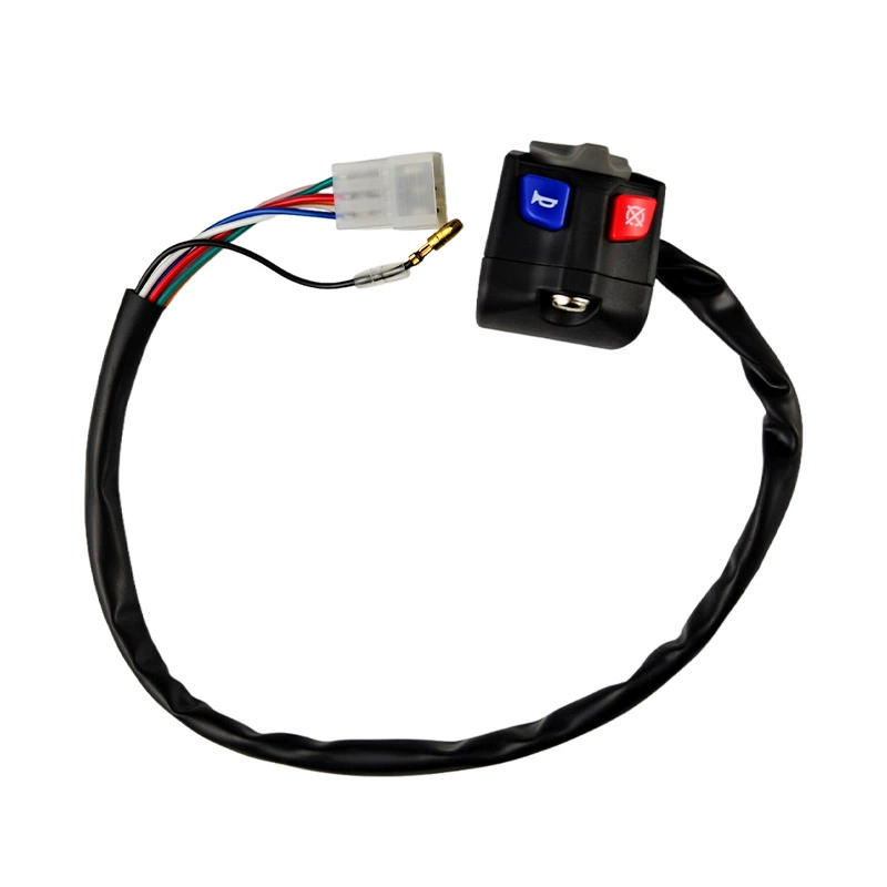 Handlebar Switch (Rayana) BZKG-KTM left, Motorcycle Control Assembly, 6‑Wire Plug