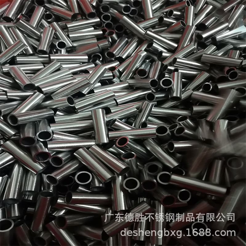 厂销304/316不锈钢毛细管 精密卫生管零切封头扩口缩口打孔