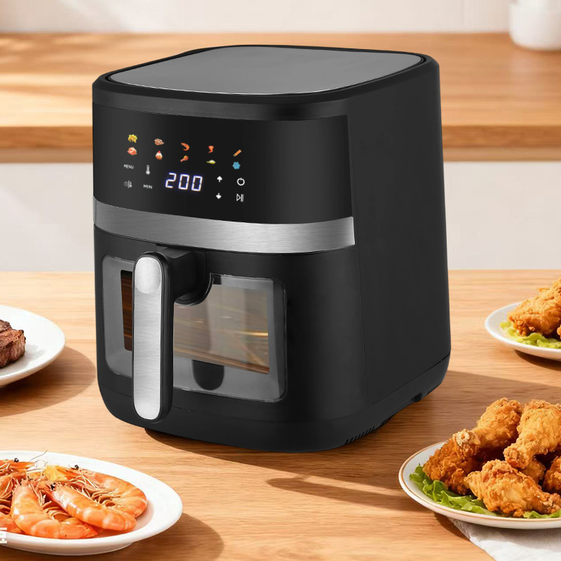 Manufacturer Supplies Visual Air Fryer, Optional Upper and Lower Heating, Optional Multi-Specification Plugs, Made on Demand
