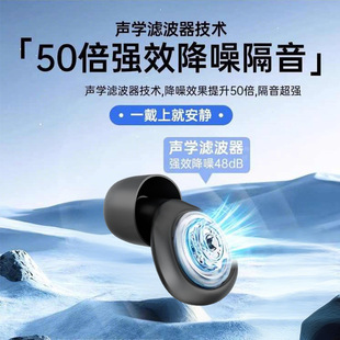 Soundproofing and Noise Reduction Filter Earplugs for Sleep, Special for Learning, Silent Hearing Protection, Silicone Earplugs to Prevent Noise