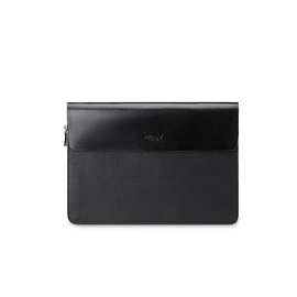 皮客优一男士真皮手包信封包韩版手拿包夹包轻奢几何纹手提