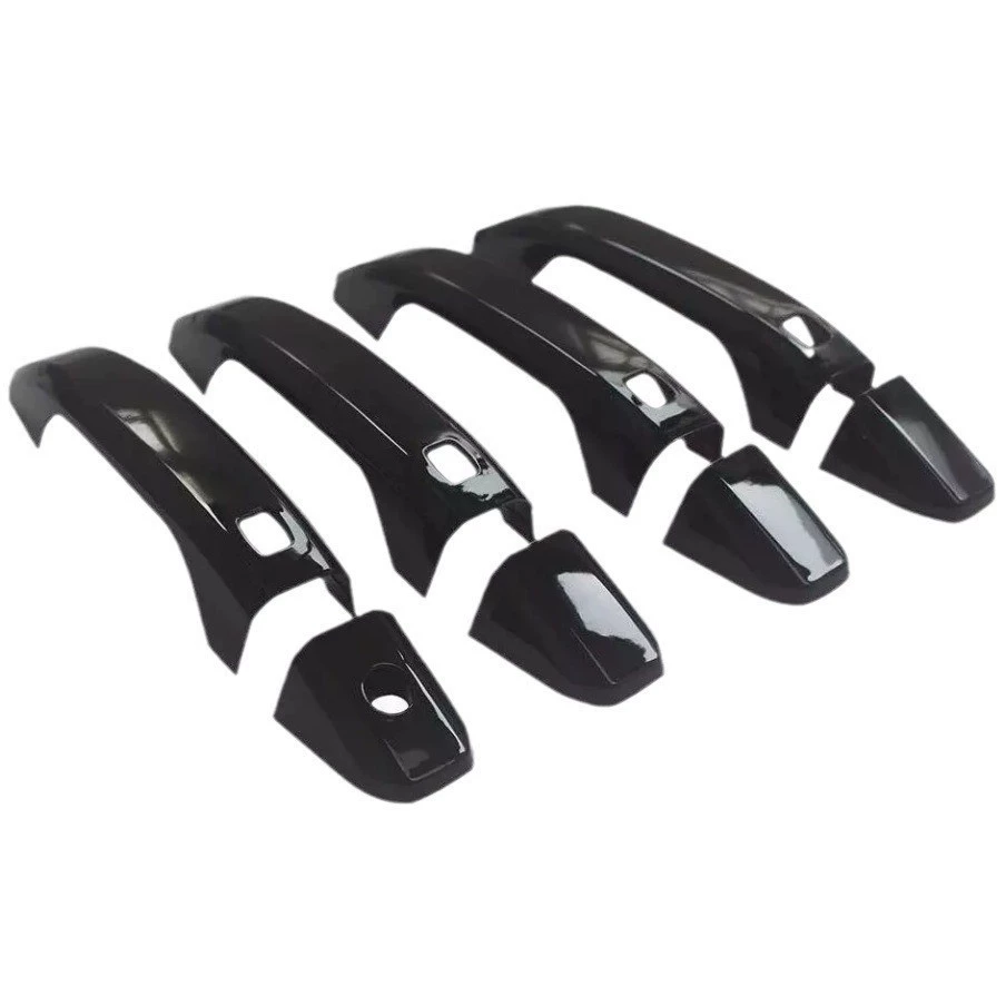 Для 20-24 моделей Chevrolet Silverado блестящий черный ручка крышка пианино черная дверная ручка крышка модифицированная