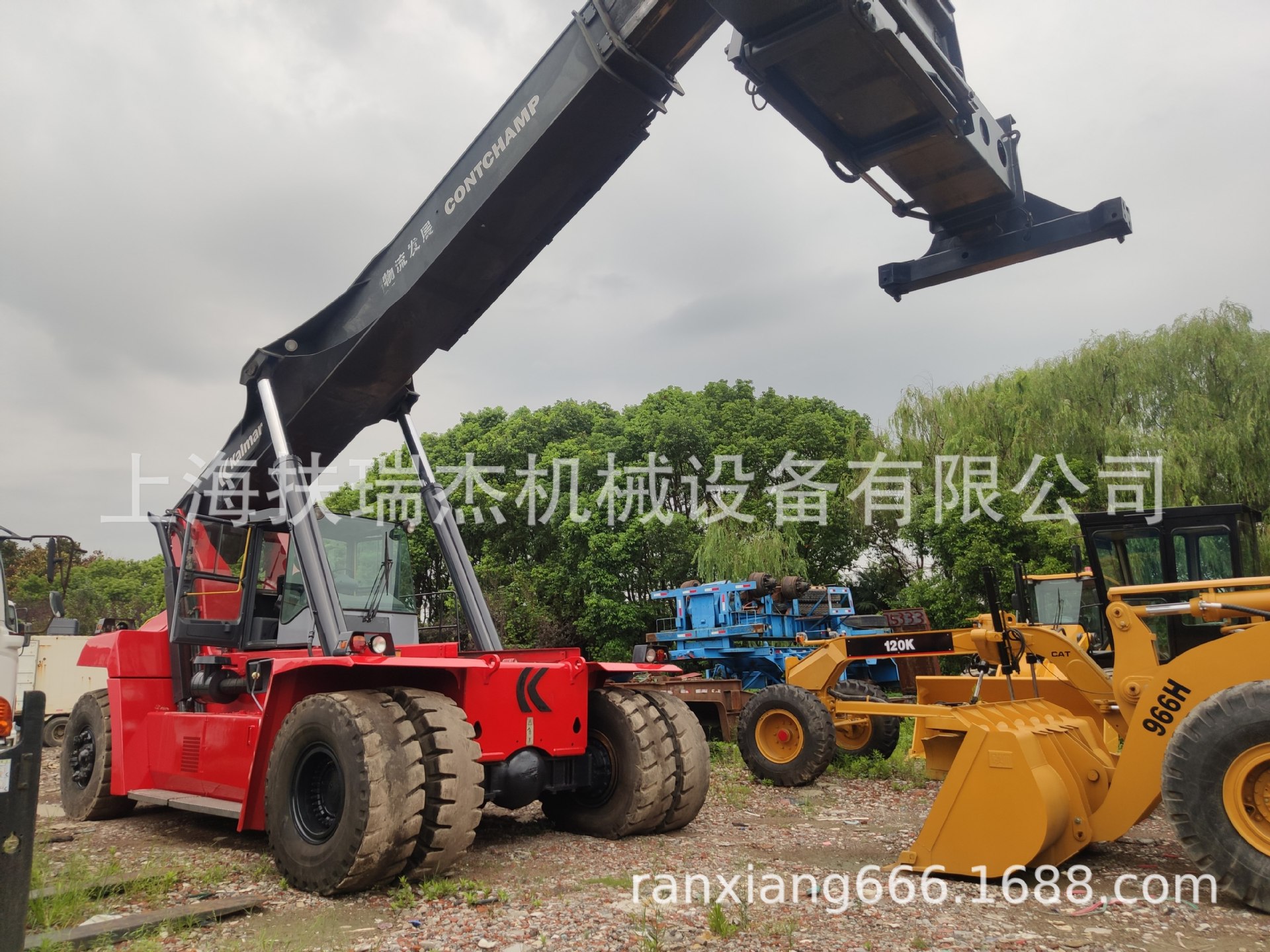 Used kalmar DRF450 reach stacker 卡尔玛45吨集装箱叉车 正面吊