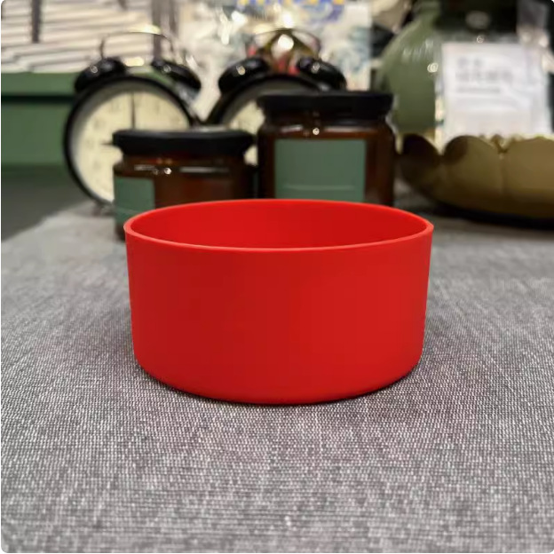 Cubierta de taza de aislamiento de 9cm10cm, posavasos de silicona, cubierta de taza escolar, cubierta antideslizante de Kulomi, linda