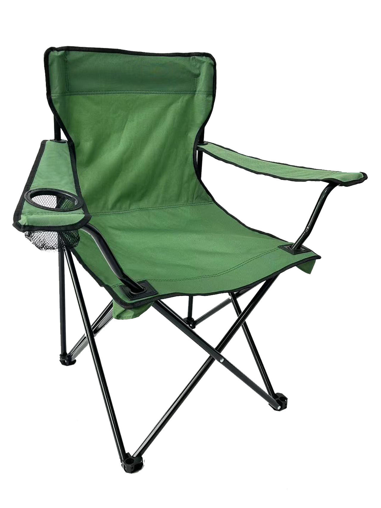 silla plegable al aire libre acampamiento portátil respaldo reposabrazos silla plegable acampamiento taburete de pesca silla de playa de tela de Oxford