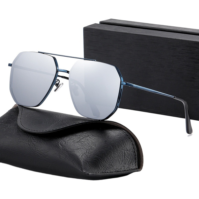 JS8518 conductor que conduce gafas de sol a prueba de rayos UV Nuevas gafas de sol polarizadas de moda de los hombres