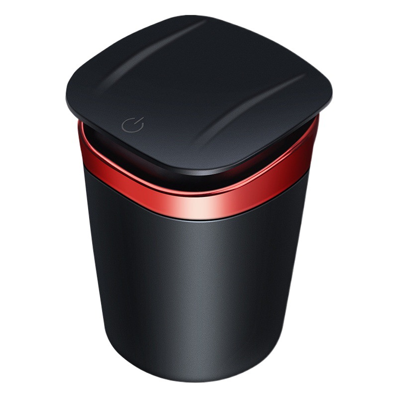 Cenicero portátil del coche Cenicero del metal del coche basura puede Cenicero automático del coche ligero