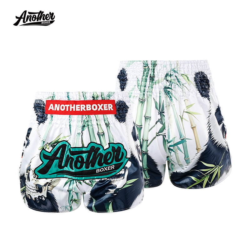 Anotherboxer New Panda Professional Competition Pants for Men and Women, Fighting and Sanda Clothing, Mma Training Shorts