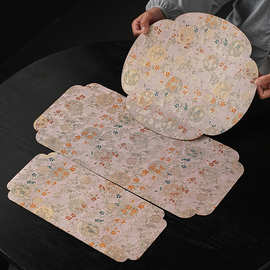 双面茶席织锦刺绣禅意干泡垫防水茶席茶桌茶垫功夫茶具配件隔热垫