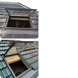 加厚铝合金天窗斜平屋楼顶面电动天窗阳光房地下室采光井窗户