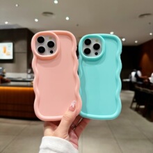 网红爆款三星手机壳A82素材tpu批发适用波浪边软壳A32手机保护套