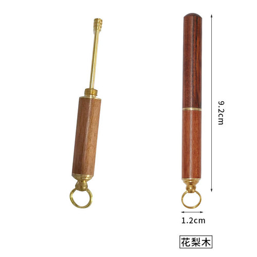 Portable solid wood ear picking spoon ear pick craft travel gift sandalwood ear picking tool ear cleaning artifact
