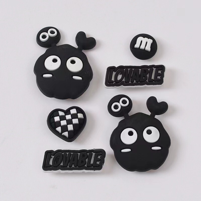 New Cartoon Cute DIY Clog Shoe Accessories Creative Detachable 3D Shoe Flower Buckle Shoe Decoration Buckle