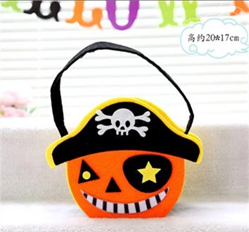 メーカー現物ハロウィーン子供がフェルトキャンディー袋カボチャ呪術師の祝日パーティーフェルトバッグを責める|undefined