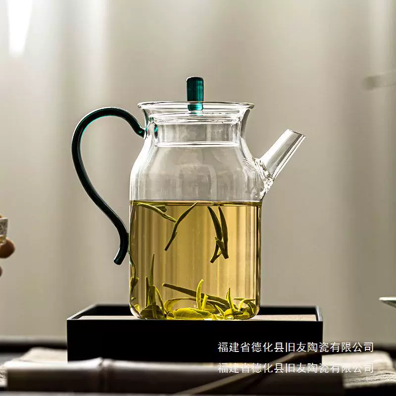 Glass explosion-proof teapot, filter, tea set, increased thickness