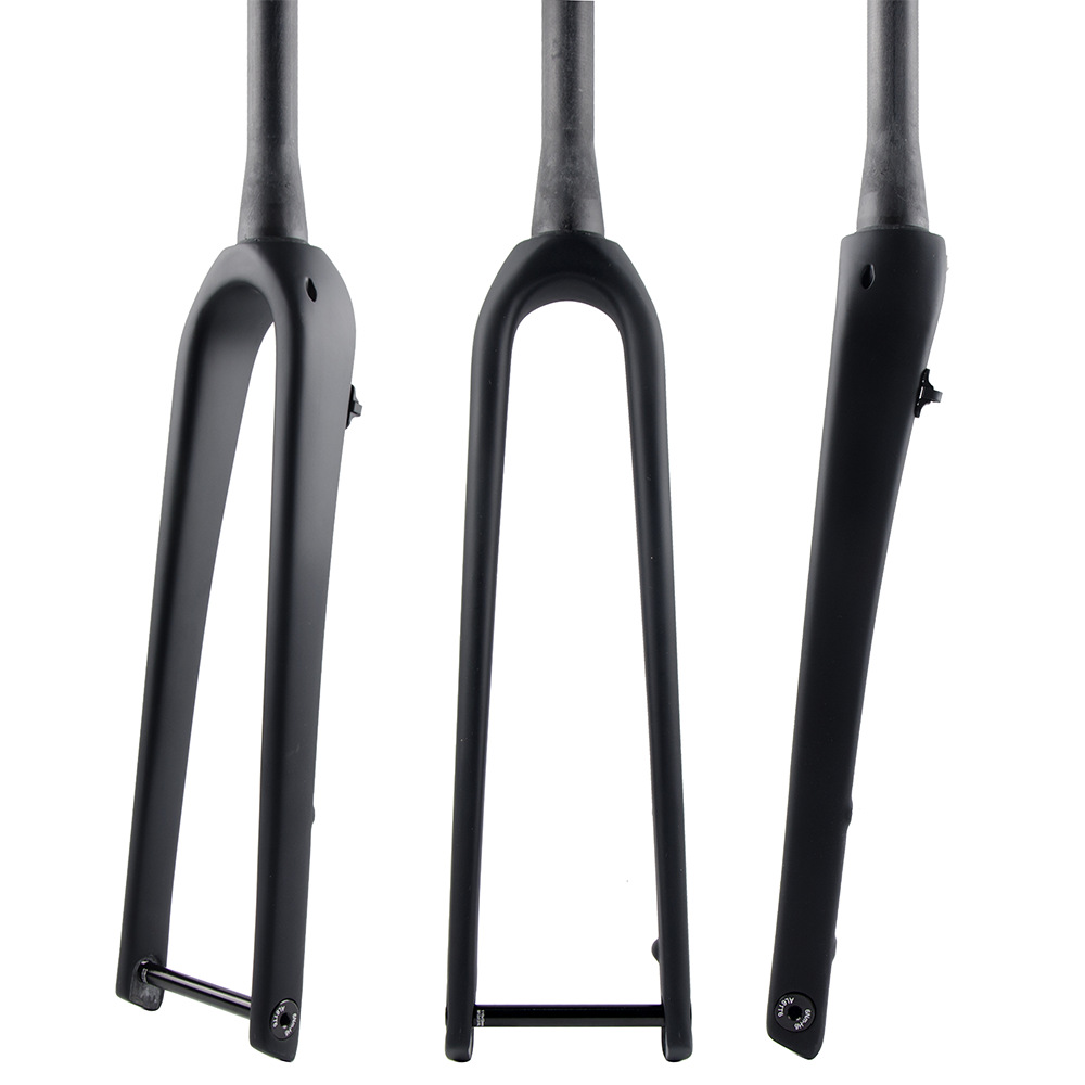 Full Carbon Gravel Road Bicycle Forks 700*42C QR or Thru Axle Disc