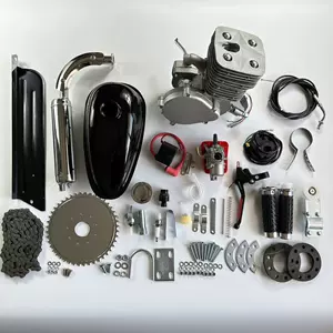 2 Taktlı Velosiped Mühərriki 110CC Gümüş Tam Dəst