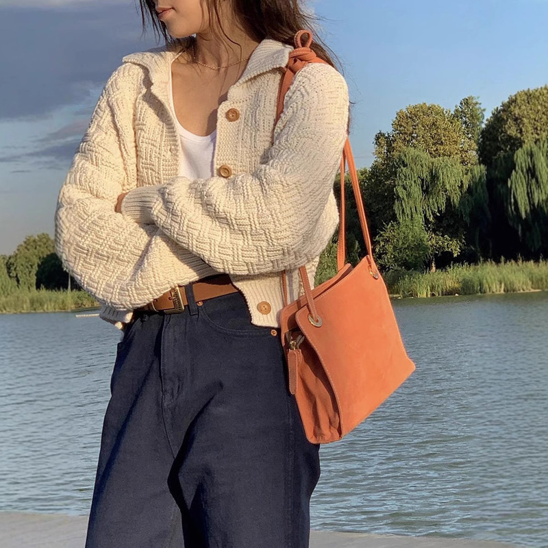 Big Sale Non-Refundable and Non-Exchangeable Mod*St Mo*D Women's Korean Sweater Women's Loose Lazy Style Women's Jacket