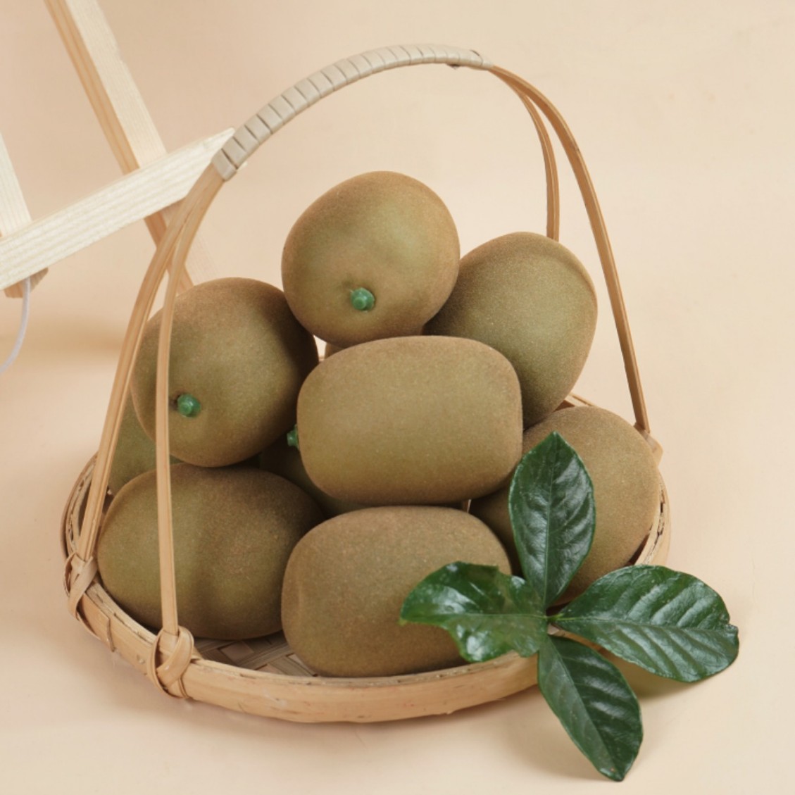 定制批发仿真猕猴桃模型假奇异果素描水果静物写生道具水果店装饰