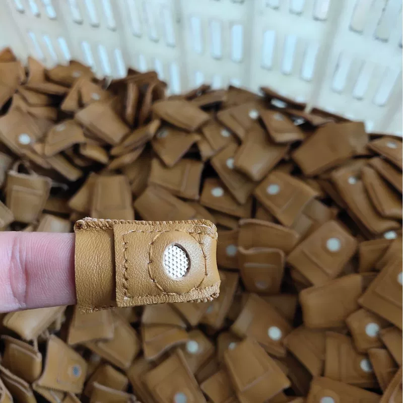 Sheepskin thimble cots, knitting tool accessories, cowhide thimble cots, thimble cots, sewing tools