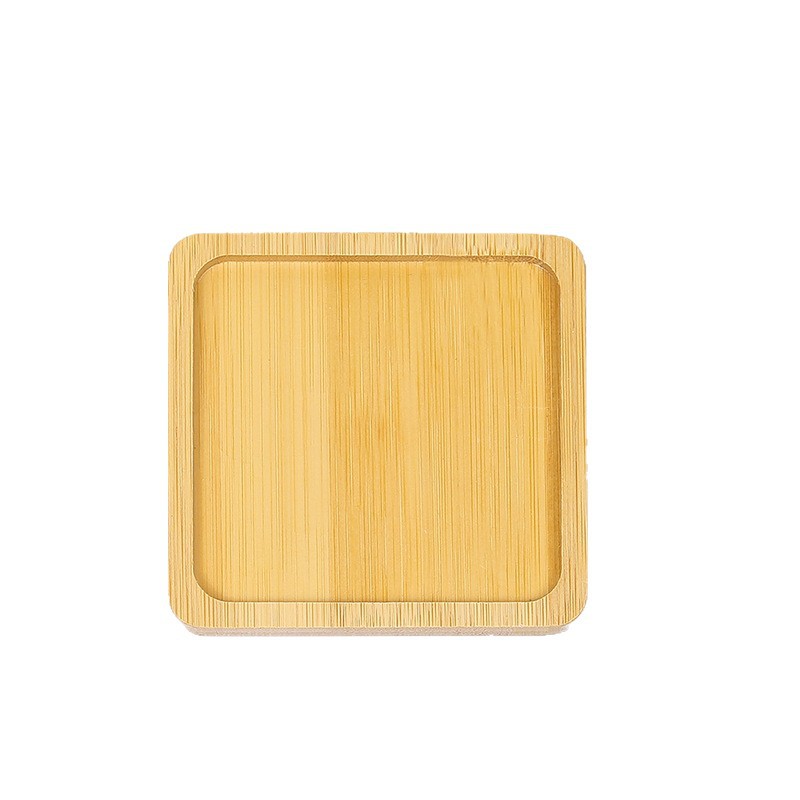 马赛克竹杯垫diy底胚材料儿童创意手工制作材料包美术托盘胚定制