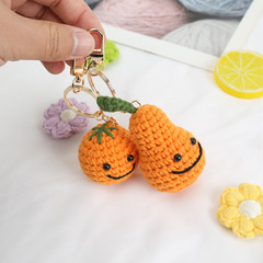 Budai Xiangyu Handwoven Hanging Charm | Fruit-Shaped Bag Accessories | Cute, Versatile, Knitted-Fabric Finished Product