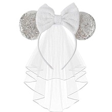 N 47229 Sparkle Bow Headband ��Ƭ�����ᷢ�� �羳����ѷŷ����
