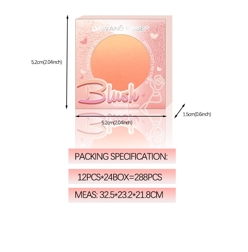 Palette blush et contour gradient naturel teinte nude makeup_voghion.com