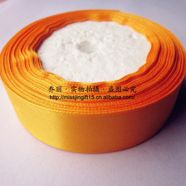 25MM cinta arco cinta caja de regalo decoración de flores cinta de poliéster Ropa Accesorios cinta 8 puntos