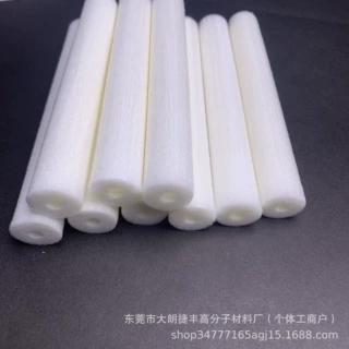 海绵过滤嘴空心吸油棉芯 过滤嘴海绵头 白色纤维透气性强过滤绵芯