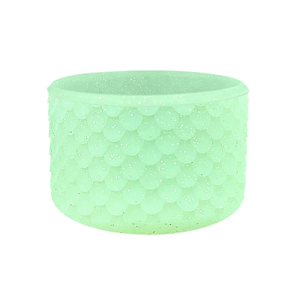Lemon green silver flash (fish scale pattern)