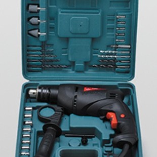 Multi-functional impact electric drill 13 with tools suit all-copper high-power hand electric drill home run Jianghu stall export