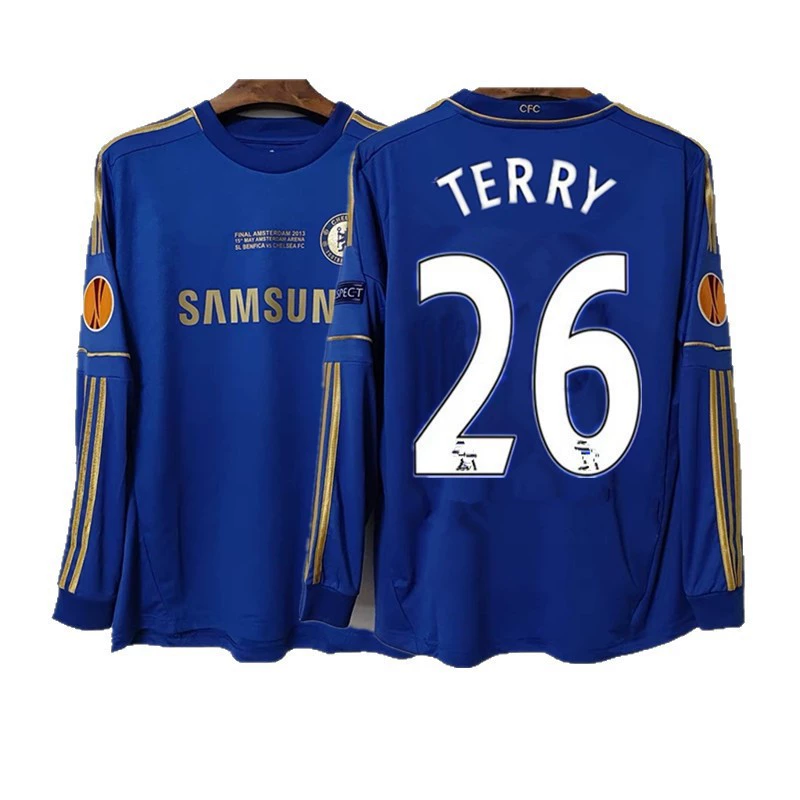 Retro jersey long-sleeved football uniform Lampard Robber Bartres Hazard Inzagi Piero Zidane