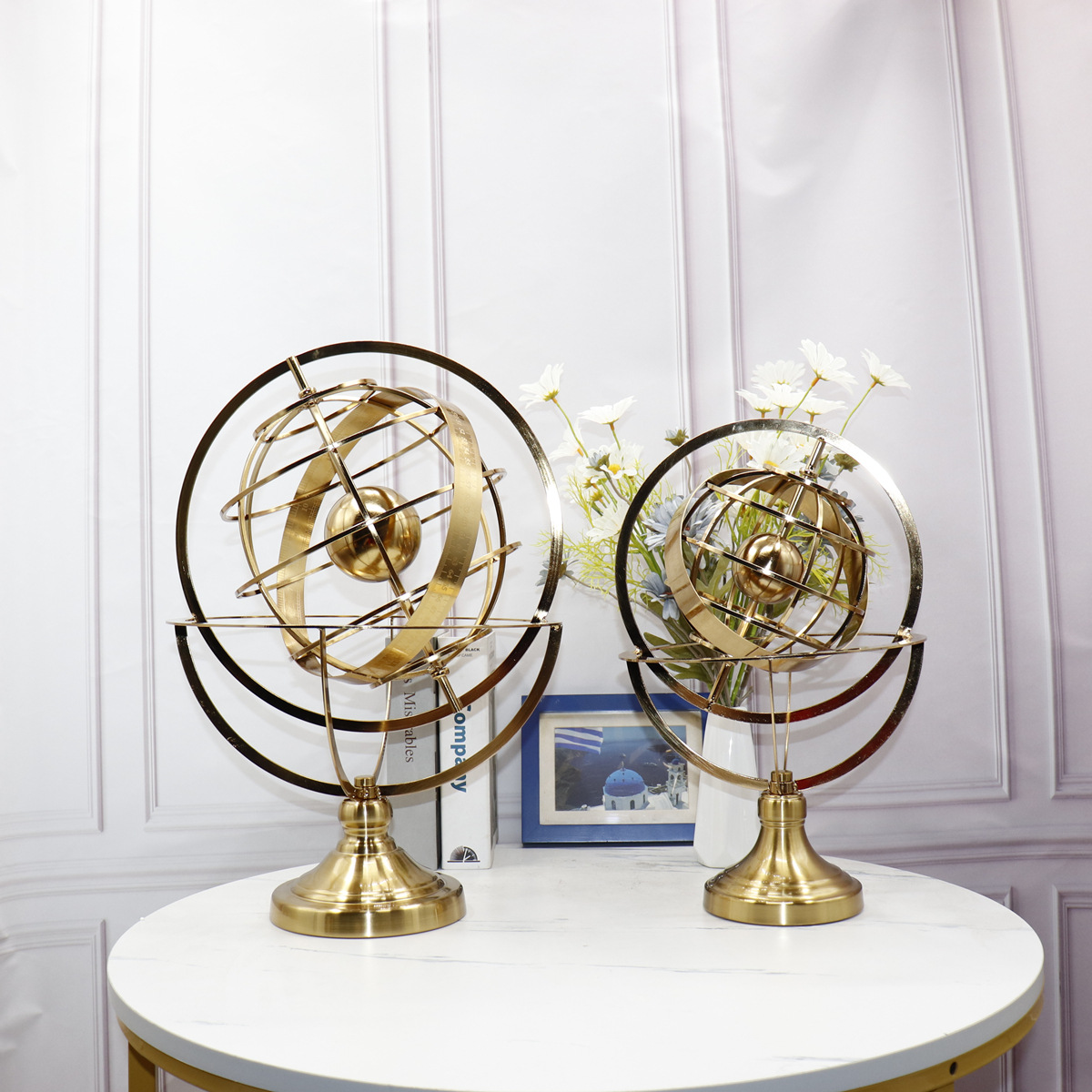 Modern metal decorations for office