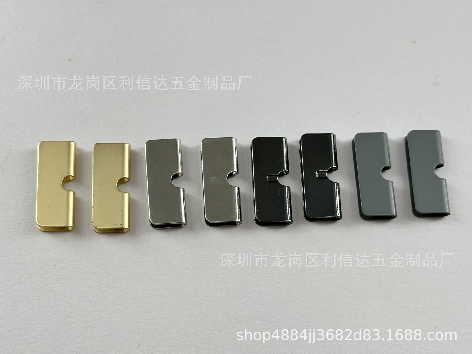 文具笔记本封面金属配件笔记本铜卡扣金属铜夹8*20铜夹 页面金属