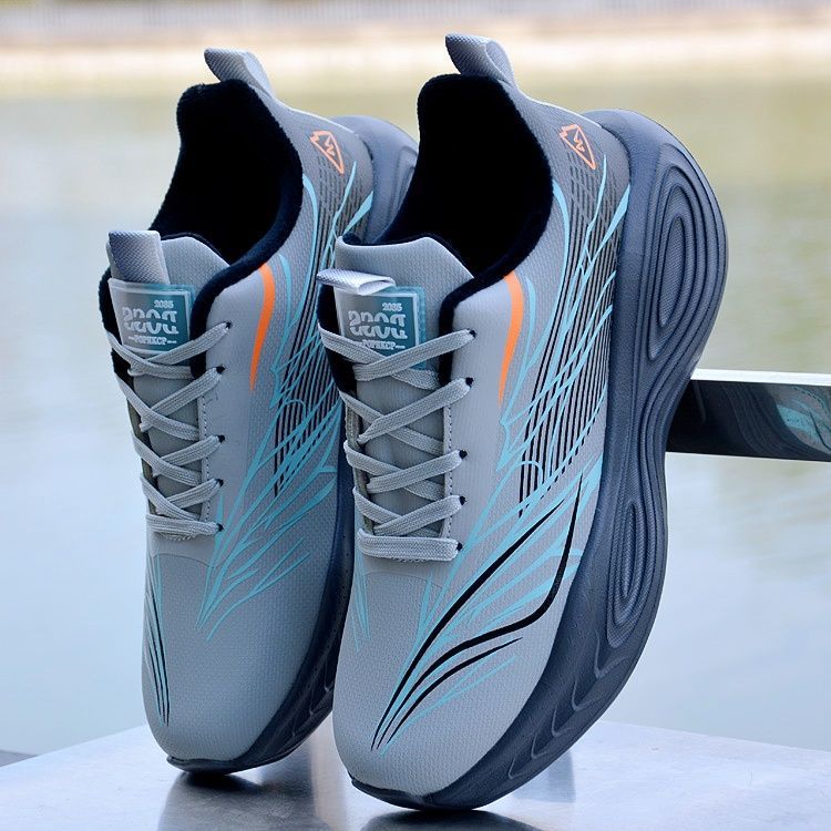 冬季新款皮面防水软底防滑跑步学生轻便减震运动鞋休闲鞋其他成年