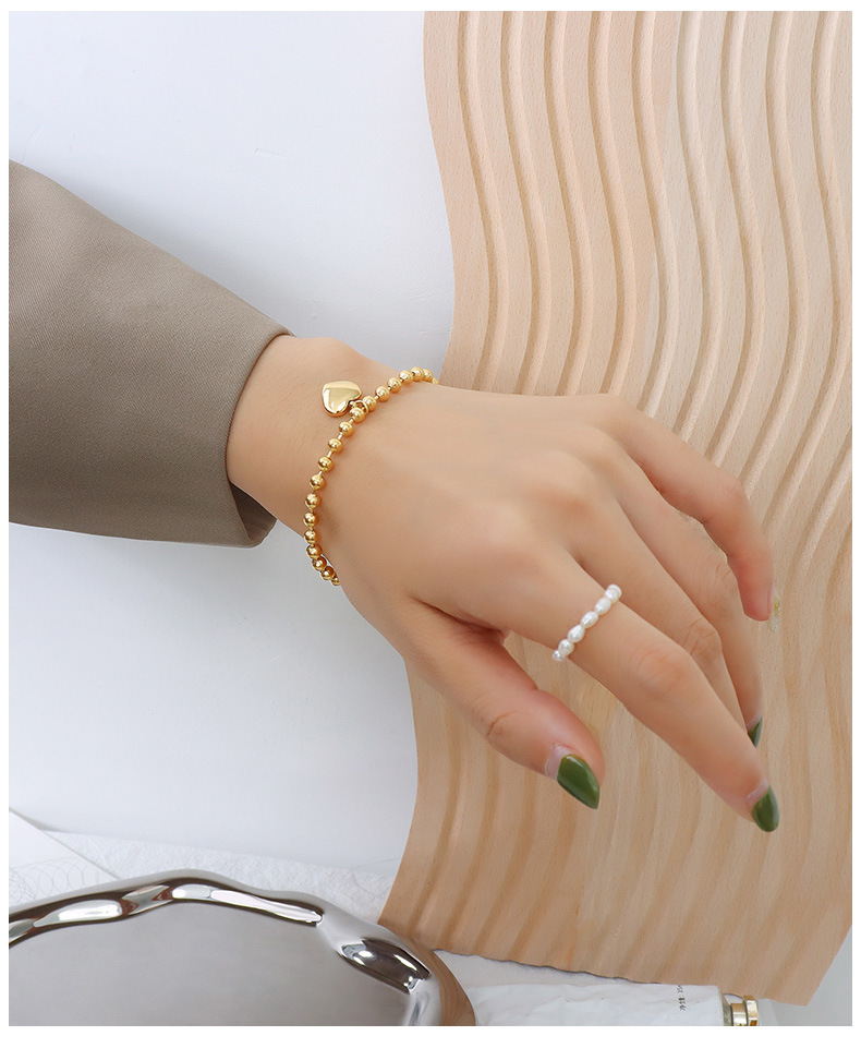 18K Gold Plating Color Anniversary, Business, Travel Occasion PVD Coated Real Gold Plated 18K Gold Geometric 304 Stainless Steel Fashion Waterproof Non Tarnish 304 Stainless Steel Bracelets