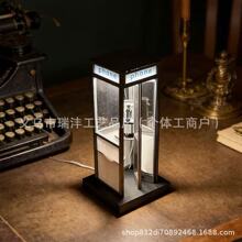����ѷ Retro Vintage Tall Phonebooth Lamp�绰̨ͤ��װ��ҹ��