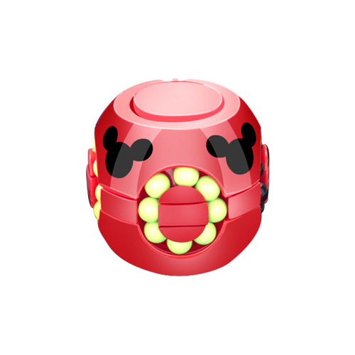 Hamburg Rubik's Cube Little Magic Bean Toy Finger Top Rubik's Cube Gyro Puzzle Adult Stress Reduction Little Rubik's Cube Factory Direct Sales