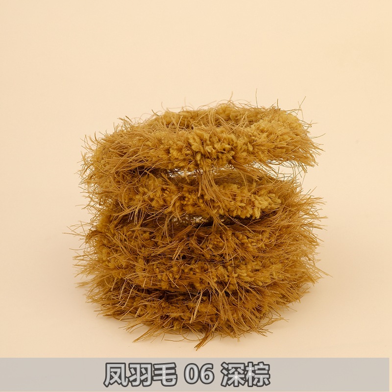 エラのおもちゃ12mm鳳羽の長い毛は太くて超密で超太いツイストスティックdiy子犬のおもちゃの材料は卸売りを包みます。