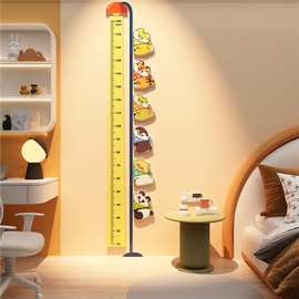 婴宝儿童卧室身高亚克力3d立体可移除不伤墙贴测量尺装饰房间布置