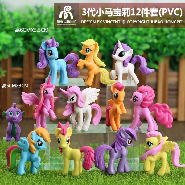 Pony, set PVC, 12 pieces