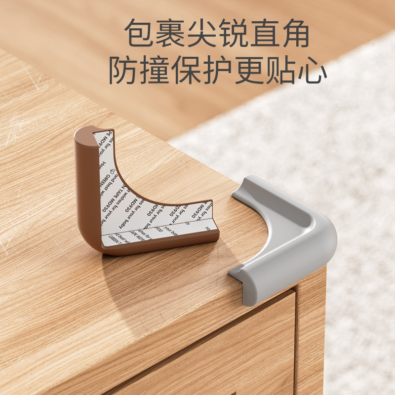충돌 방지 코너 테이블 코너 투명 충돌 방지 코너 가구 코너 보호대 부드러운 코너 어린이 안전 실리콘 보호 커버